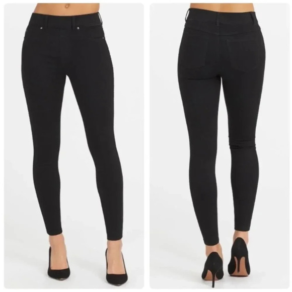 Spanx Ankle Skinny Jeans in Black Size Medium - Picture 3 of 12